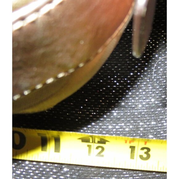 Coach 09 Zoe Signature Canvas Jacquard Khaki & HTF Rose Gold Hobo Handbag 12674 - Picture 12 of 14